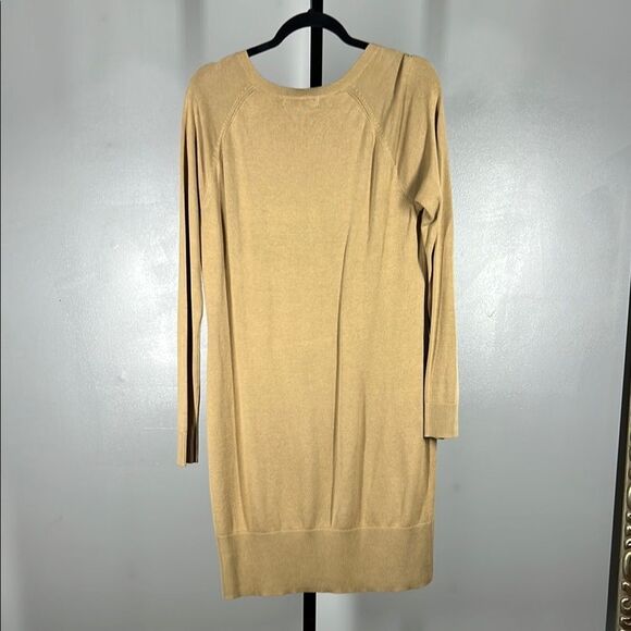 Michael Kors Tan Raglan Sleeve Sweater Dress - Picture 4 of 5